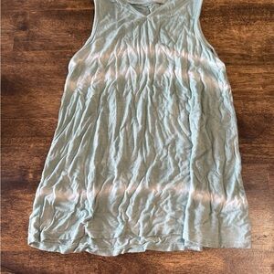 Justice Blue Tie-Dye Tank Top